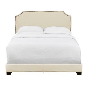 Pulaski - Clipped Corner Full Upholstered Bed in Cream - DS-A124-289-416_CLOSEOUT