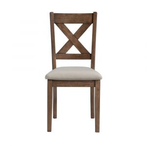 Pulaski - Farmhouse Beige Upholstered X Back Dining Chair - DS-C237-140