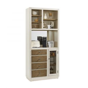 Pulaski - Four Drawer Coffee Bar with Shelves and Power Outlets - P021734_CLOSEOUT