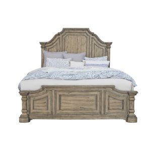 Pulaski - Garrison Cove Queen Panel Bed with Panel Footboard - P330-BR-K1