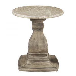 Pulaski - Garrison Cove Round End Table with Stone Top - P330256
