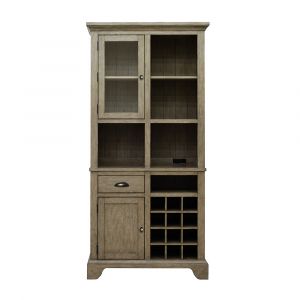 Pulaski - Kitchen Curio with Wine Storage - P021770