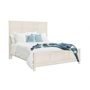 Pulaski - Madison Queen Panel Bed in a Grey-White Wash Finish - S916-BR-K1