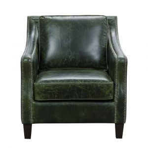 Pulaski - Miles Leather Accent Chair in Fescue Green - P904-682-1725