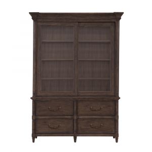 Pulaski - Revival Row Sliding Door Display Cabinet with Storage Drawers - P348-DR-K1