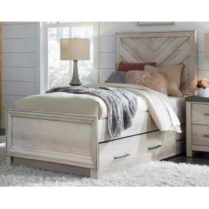 Pulaski - Riverwood Twin Panel Bed with Trundle Gray - S466-BR-K14