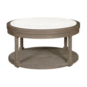 Pulaski - Round Cocktail Table with Marble Top - P301-ACC-K1