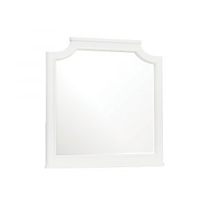 Pulaski - Savannah Beveled Dresser Mirror - White Finish - S920-430