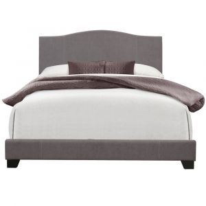 Pulaski - Stitched Camel Back Full Upholstered Bed in Cement Gray - DS-D122-289-369_CLOSEOUT