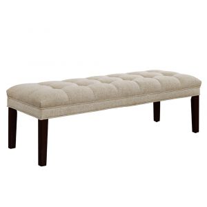 Pulaski - Upholstered Buiscut Tufted Bed Bench - DS-8626-400