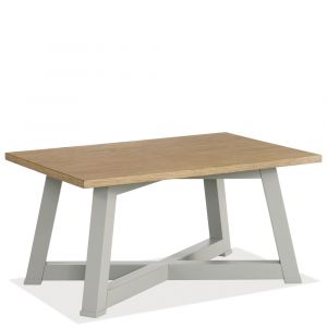 Riverside Furniture - Beaufort Small Coffee Table in Timeless Oak/gray Skies - 11303