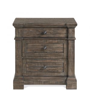 Riverside Furniture -  Bradford 3-drawer Nightstand - 46669