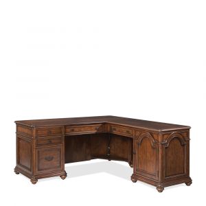 Riverside Furniture -  Clinton Hill L-desk And Return - 47232