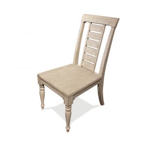 Riverside Furniture - Hailey Wood Seat Side Chair in Pebble - 15257