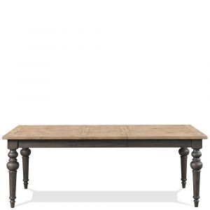 Riverside Furniture - Harper Rectangular Dining Table in Snowy Desert/matte Black - 60250