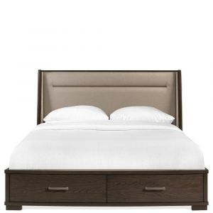 Riverside Furniture - Monterey King Upholstered Storage Bed