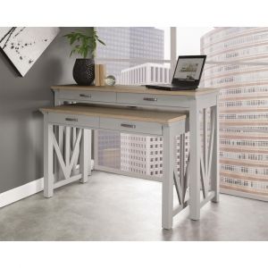 Riverside Furniture - Osborne 30" Nesting Desk in Timeless Oak/gray Skies - 12132
