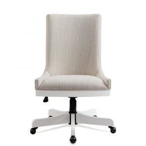 Riverside Furniture - Osborne Upholstered Desk Chair in Winter White - 1203812133_riverside