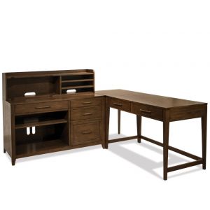 Riverside Furniture - Vogue L Desk With Storage