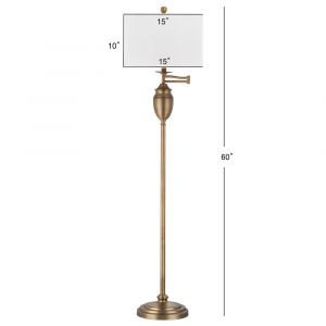 Safavieh - Antonia Floor Lamp - Copper - LIT4336A