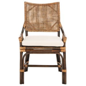 Safavieh - Donatella Chair - Brown - Black - SEA4012B