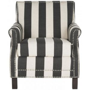 Safavieh - Easton Club Chair - Dark Grey - White - MCR4572H