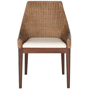 Safavieh - Franco Sloping Chair - Brown&Natural - White - SEA4000B