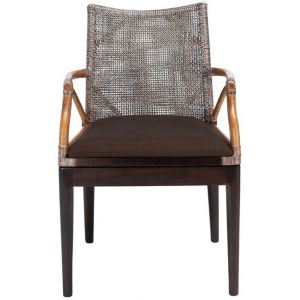 Safavieh - Gianni Arm Chair - Brown - Brown - SEA4011C