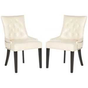 Safavieh - Harlow Ring Chair - Flat Cream  (Set of 2) - MCR4716B-SET2