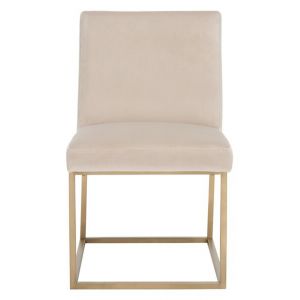 Safavieh - Jenette Dining Chair - Taupe - Gold - KNT7042G