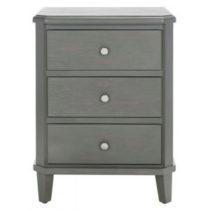 Safavieh - Joe Night Stand W/Storage Drws - Ash Grey - AMH6629A