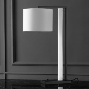Safavieh - Couture - Katryna Alabaster Table Lamp - Black - White - CTL1058A