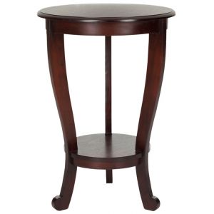Safavieh - Mary Pedestal Table - Dark Cherry - AMH5711D
