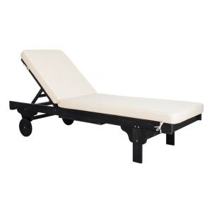 Safavieh - Newport Lounge Chair - Black - Beige - PAT7022G