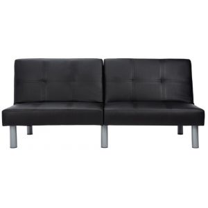 Safavieh - Noho Foldable Futon Sofa Bed - Black - Silver - LVS2002B