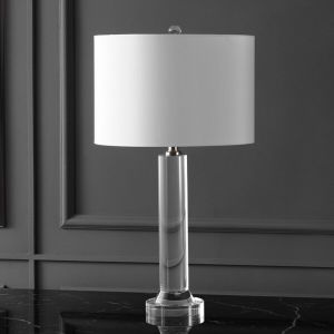 Safavieh - Couture - Saravia Crystal Table Lamp - Nickel - White - CTL1064A