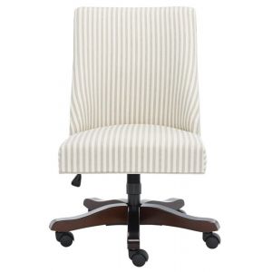 Safavieh - Scarlet Desk Chair - Beige Stripe  - MCR1028C