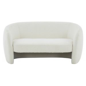 Safavieh - Couture - Zhao Curved Loveseat - Ivory - SFV4783B