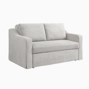Serta by Lifestyle Solutions - Hailey Convertible Loveseat, Linen - 112A012LIN