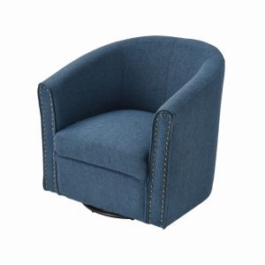 Stein World - Avalor Navy Linen Chair - 16894