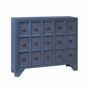 Stein World - Shelby Apothecary-Style Chest in Archipelago Blue - 17294