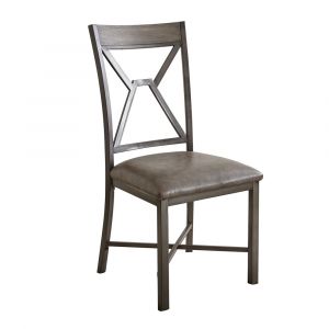 Steve Silver - Alamo  Gray Side Chair - (Set of 2) - AL450S