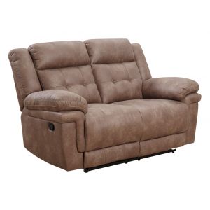 Steve Silver - Anastasia Recliner Loveseat - Cocoa - AT850LC