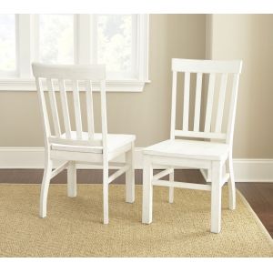 Steve Silver - Cayla Side Chair in White - (Set of 2) - CY400SW