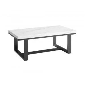 Steve Silver - Lucca White Marble Top Cocktail Table - LC200CAS