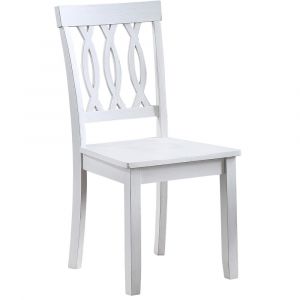Steve Silver - Naples Side Chair - White - (Set of 2) - NA500SW