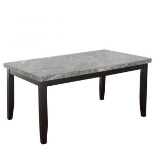 Steve Silver - Napoli 64-inch Gray Marble Dining Table - NL500GT