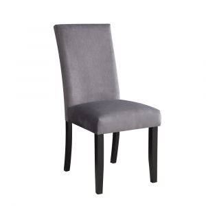 Steve Silver - Napoli Gray Velvet Side Chair - (Set of 2) - NL500SG