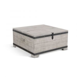 Sunny Designs - Alpine Grey -  Mahogany Wood Coffee Table with Lift Top and Casters - Alpine Gray - 3169AG-C