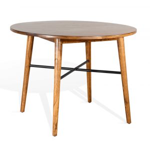 Sunny Designs - American Modern Round Counter Height Table in Orange-Brown - 1099CN